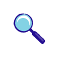 Magnifying glass icon looking for gut health myths
